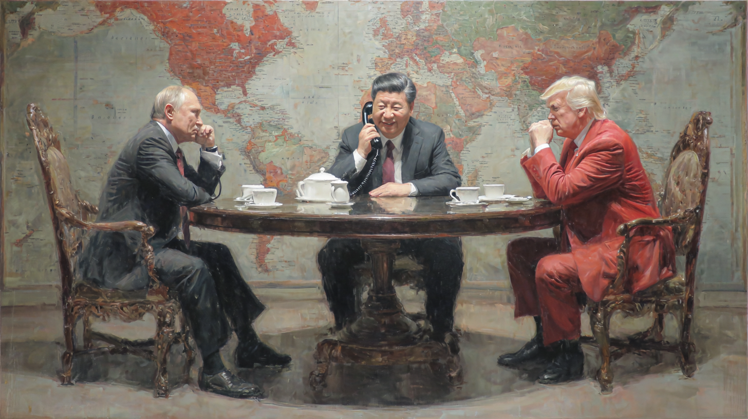 Xi Jinping rozmawia z Putinem i Trumpem w ciągu jednego dnia